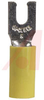 Fork Crimp Terminal; Crimp Connector; 12 to 10 AWG; 600 V; Copper; Vinyl; Fork - 70092025 - Allied Electronics, Inc.