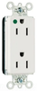 Duplex/Single Receptacle -- PT26362-HGW - Image