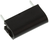 Test Jack, Horizontal, 5A, Black; For Use With Keystone - 97H7485 - Newark, An Avnet Company