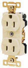 Duplex/Single Receptacle -- 5252BLK - Image
