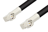 SMA Male Right Angle to SMA Male Right Angle Cable 72 Inch Length Using 75 Ohm RG59 Coax, RoHS - PE3380LF-72 - Pasternack