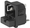 Iec C14 Inlet, 10A, 250Vac, Qc, Panel; Connector Type Schurter - 32C5295 - Newark, An Avnet Company