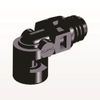 Threaded Elbow Connector, Barbed, Black - ME231 - Qosina Corp.