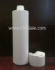 Plastic Bottle, HDPE, Cylinder, White, 32oz -- CPR01103W - 284100320 - Image