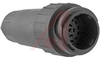 connector,plastic circ,sz1,long cable housing,for 17+ground crimp pin cont,ip65 -- 70013511