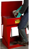 Justrite Red Steel 11 gal Safety Can - 16 in Height - 8 3/4 in Overall Diameter - 697841-00993 - 697841-00993 - R. S. Hughes Company, Inc.