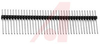 Header; Pin Strip; 36; Flange; 4-40; Copper Alloy; 2.5 A; Black Insulation - 70114953 - Allied Electronics, Inc.
