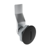 Quarter-Turn Cam Latch, Slotted Recess, 20mm  Grip, Sealed, Zinc Alloy, Powder Coat, Black - E5-1-005-111 - Southco
