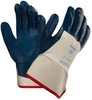 Ansell Hycron 27-607 Blue 8 Jersey Full Fingered Work & General Purpose Gloves - Nitrile Palm Only Coating - Rough Finish - 076490-07304 - 076490-07304 - R. S. Hughes Company, Inc.