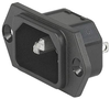Iec Pwr Connector, C14 Inlet, 10A; Iec Connector Type Schurter - 24C9293 - Newark, An Avnet Company