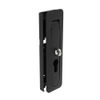 Multi-Point Compression Latch Actuator, Key Locking, with Padlock Hasp, DIN profile , NEMA 4 / IP66 Sealed, 1.5 - 3mm  Door thickness, Zinc alloy, Powder Coated, Black -- M3-40-121-10 - Image