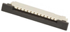 Ffc/fpc Connector, Receptacle 12 Position 1Row; Pitch Spacing Amp - Te Connectivity - 63M0813 - Newark, An Avnet Company