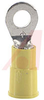 Terminal; Ring Tongue; ETP Copper; 12-10 AWG; 10 mm; 0.25 in.; Tin; Vinyl - 70113659 - Allied Electronics, Inc.
