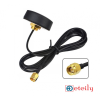 GSM Screw Mount Puck Antenna With RG174 Cable (L-3Mtr) + SMA Male St. Connector (46MM) - ET-GSSR-1L3-SMS46M - Eteily Technologies India Pvt. Ltd.