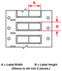 PermaSleeve Wire Marking Sleeves - HX-125-2-WT-2 - Brady Corporation