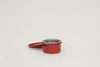 Eagle Red Galvanized Steel 1 qt Safety Can - 3 5/8 in Height - 6 1/4 in Overall Diameter - 048441-22321 - 048441-22321 - R. S. Hughes Company, Inc.
