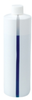 Easy-View Stripe Polyethylene Bottle with Caps - 66332 - U.S. Plastic Corporation