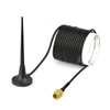 4G 3dBi Rubber Magnetic Antenna With RG174 Cable (L-3MTR) + SMA Male St. Connector - ET-LT3M-1L3-SMS-S6 - Eteily Technologies India Pvt. Ltd.
