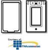Leviton Single Gang Flush Cover Wallplate, Die-Cast Zinc - 4992 - TelephoneStuff.com