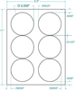 White Circle Label - 331200 - Western Numerical Control