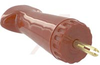 ELECTRICAL PIN PLUG, 25A, RED - 70120687 - Allied Electronics, Inc.