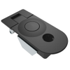 Compression Latch, Sealed Lever Latch, Key Choice, Locking without lock core, 1-11mm Panel, 14-29mm Grip, Zinc Alloy, Powder Coat, Black - C5-91-25 - Southco