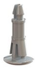 Reverse Locking Support - Snap Locking, Two-Prong - RLCBSPR-6-01 - Essentra Components
