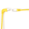 10FT YL CAT6 250MHz ANG Patch Cable S/FTP CM Down-Straight -- EVNSL214S-0010-90DS - Image