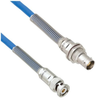 Plenum Cable Assembly TRB 3-Slot Plug to Non-Insulated Bulk Head 3-Lug Cable Jack with Bend Reliefs .242