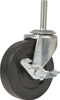4" Threaded Stem Swivel Caster with Brake -- 8161523 - Image