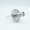 MS High Voltage Series, Multipin Feedthrough, 4 Pins, 12,000 Volts, 7.5 Amps per Pin, 0.05″ Moly Conductors, 2.75″ Conflat Flange - A3976-1-CF - MPF Products, INC.