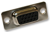 D Sub Connector, 180 Series, De, Receptacle, 15, Steel, Through Hole Rohs Compliant Norcomp - 67W2467 - Newark, An Avnet Company