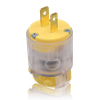 Polarized 2-Prong Straight Plug, 15 Amp 125 Volt 1-15P with Green Neon Light - 4533 - Suzhou Ele Mfg Co., Ltd.