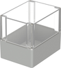 Euromas Polycarbonate Enclosure W/clear Lid Painted 160 X 120 X 140Mm, Ral7035 Light Grey Rohs Compliant Bopla - 03AH6712 - Newark, An Avnet Company