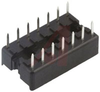Socket, DIP;Dual Leaf;14 Pos.;0.100In.cen.;Thru Hole;0.310In.;Phosphor Bronze - 70042881 - Allied Electronics, Inc.