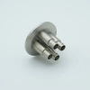 MHV Coaxial Feedthrough, 4 Pins, Grounded Shield, 2.16″ QF / KF Flange - A6984-2-QF - MPF Products, INC.