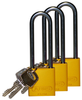 Yellow Aluminum Padlocks - 123305 - Brady Corporation