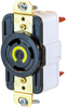 Connector, Nema L5-30R, 30A, Black; Connector Type Hubbell Wiring Devices - 09AJ8971 - Newark, An Avnet Company
