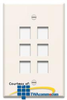 Legrand - On-Q Single Gang Oversized Wall Plate - WP3300-WH - TelephoneStuff.com