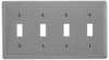 Standard Wall Plate - NP4GY - Hubbell Incorporated