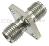 SMA Female (Jack) to SMA Female (Jack) 4 Hole Flange Adapter, Passivated Stainless Steel Body, High Temp, 1.15 VSWR - SM4957 - Fairview Microwave Inc.