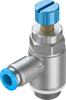 One-way flow control valve - GRLA-3/8-QS-8-RS-D - Festo Corporation