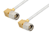 SMA Male Right Angle to SMA Male Right Angle Cable 12 Inch Length Using PE-SR405FL Coax, RoHS - PE3646LF-12 - Pasternack