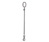Chain sling 1-leg with swivel ball bearing safety hook, grade 10 Chain diameter 10 - 240501000400230 - Certex UK