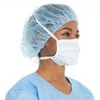 Kimberly-Clark Lite One Blue Pleated Standard Surgical Mask - 12.626 in Width - 036000-48100 - 036000-48100 - R. S. Hughes Company, Inc.