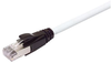 Plenum Rated Shielded Category 6a Cable, RJ45/RJ45, 23AWG Solid, White, 10.0ft - TAA00007-10F - MilesTek Corporation