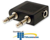 Sennheiser Airplane 2-Prong Adapter - 044556 - TelephoneStuff.com