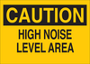 Brady B-555 Aluminum Rectangle Yellow Personal Protection Equipment (PPE) Sign - 10 in Width x 7 in Height - TEXT: CAUTION - 43049 - 754476-43049 - R. S. Hughes Company, Inc.
