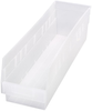 Store-More 6 Shelf Bin, Clear; Bin Colour Quantum Storage - 42AC5854 - Newark, An Avnet Company