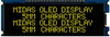 Oled Module, Cob, 20 X 4, Yellow On Blk Rohs Compliant Midas - 84AH6470 - Newark, An Avnet Company